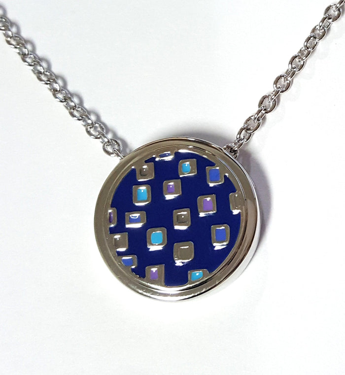 laurel burch True Colors Disc Necklace - Indigo