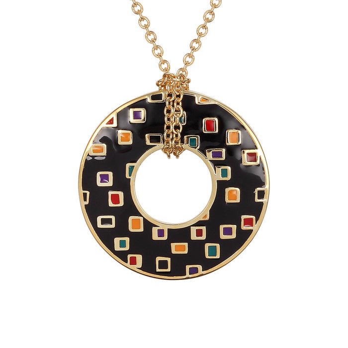 laurel burch True Colors Necklace - Black/Multi