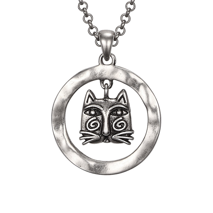 laurel burch Whirly Cat Necklace