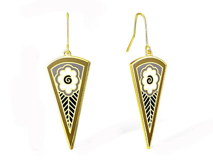 laurel burch Wildflower Earrings - Gold