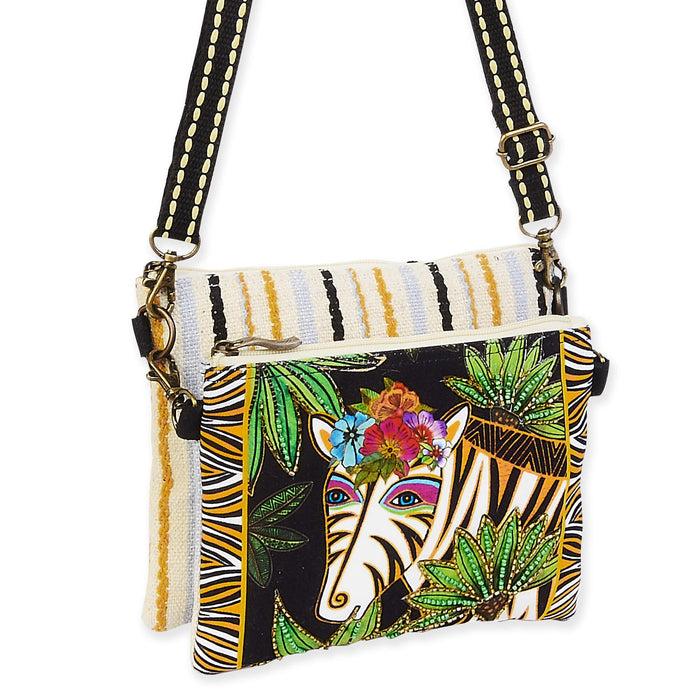 Laurel Burch Zahara Zebra 2-Piece Crossbody