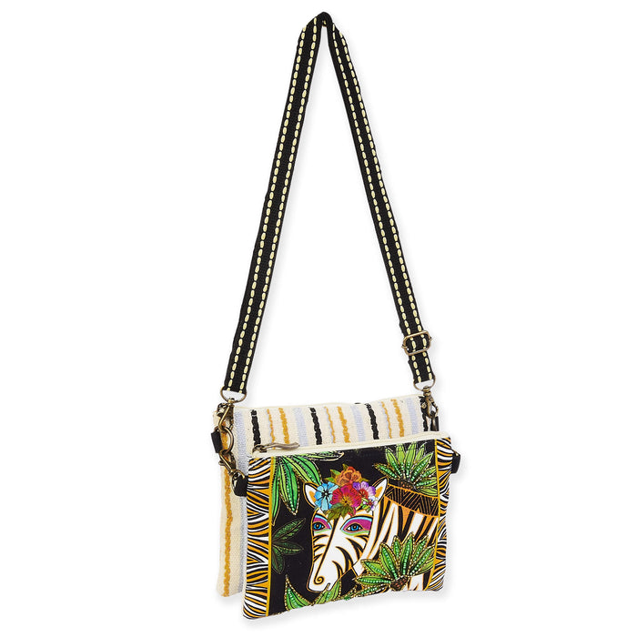 Laurel Burch Zahara Zebra 2-Piece Crossbody
