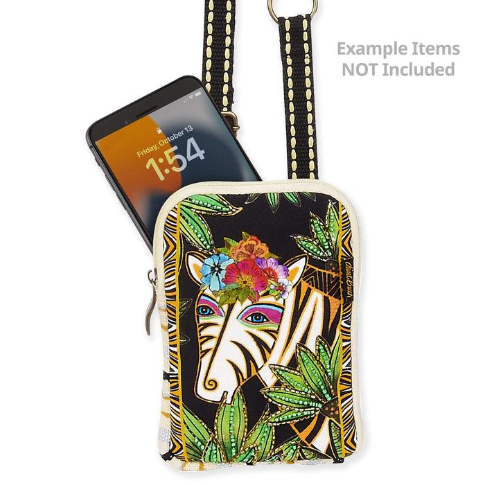 Laurel Burch Zahara Zebra Crossbody Phone Case