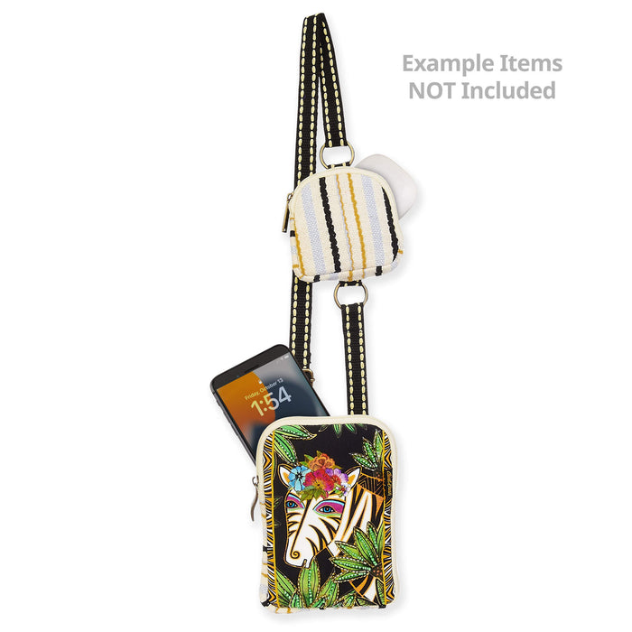 Laurel Burch Zahara Zebra Crossbody Phone Case
