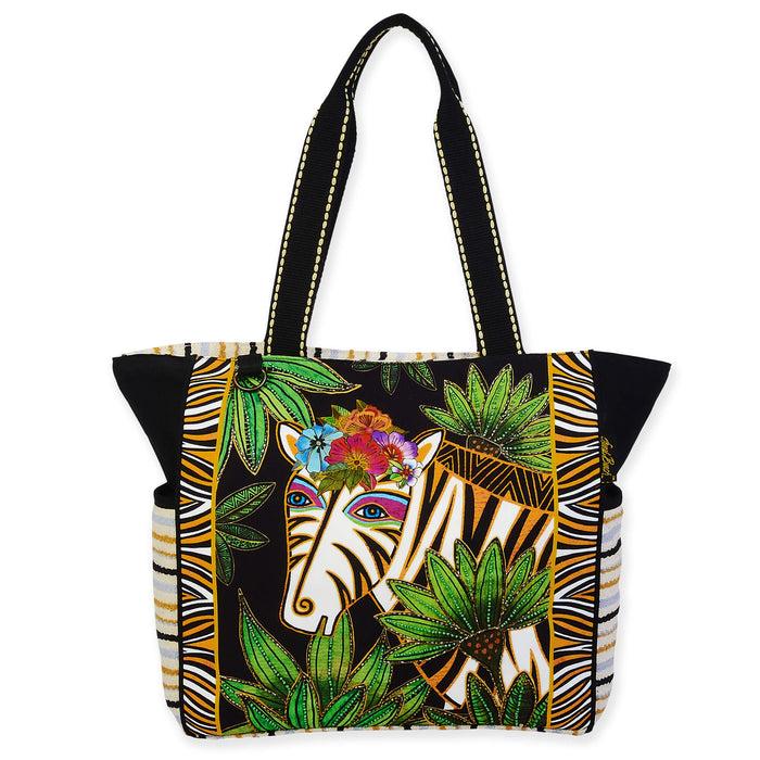 laurel burch Zahara Zebra Large Shoulder Tote