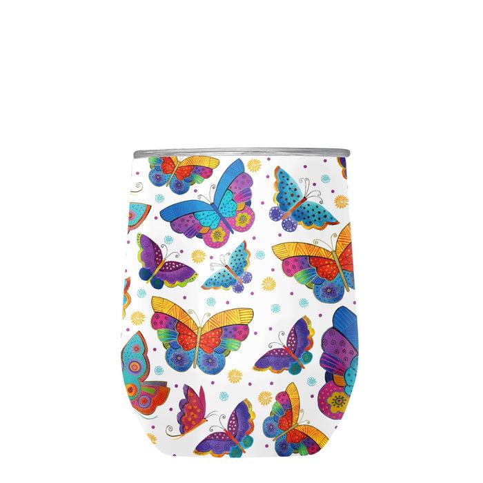 laurel burch Mariposas Insulated Wine Tumbler - 12 oz