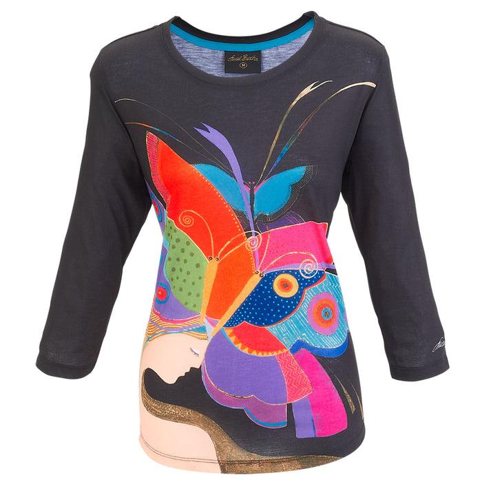 laurel burch Midsummer Night's Dream Women's T-Shirt - 3/4 Sleeve