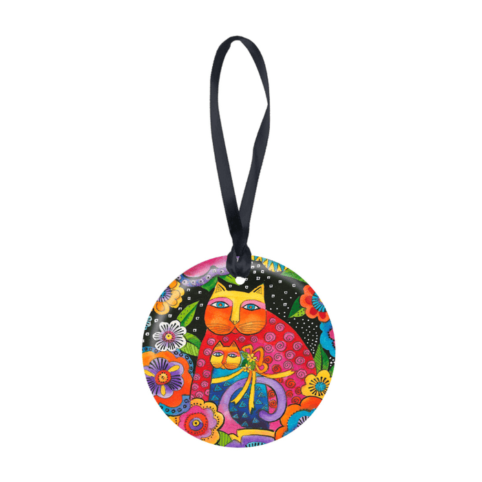 laurel burch Mother-Daughter Cats Porcelain Keepsake Ornament