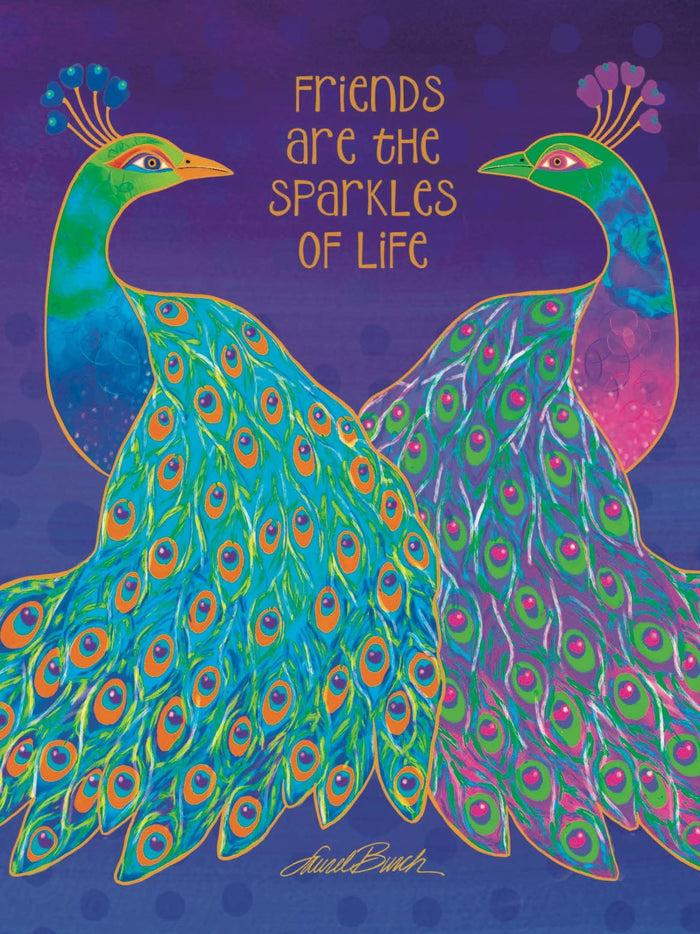 laurel burch Sparkles of Life Friendship Card - Single