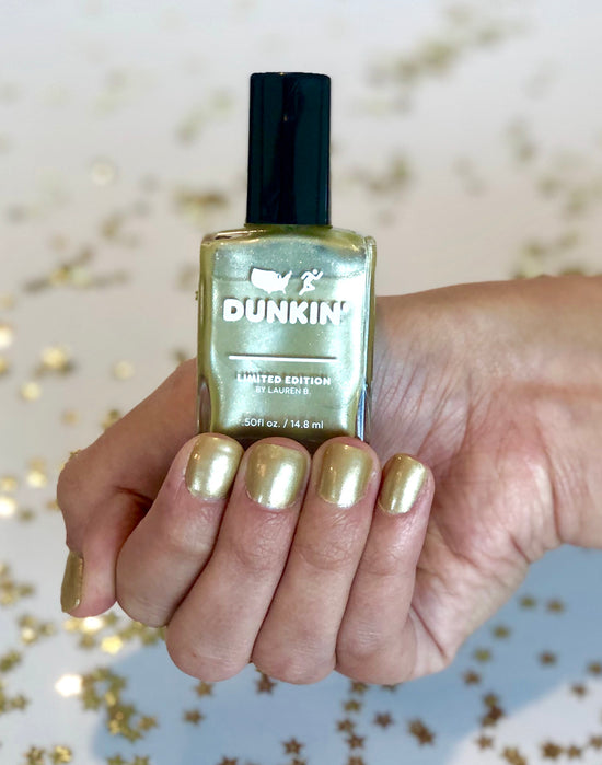 Lauren B. Beauty Glow Gold- Limited Edition Dunkin' Nail Polish