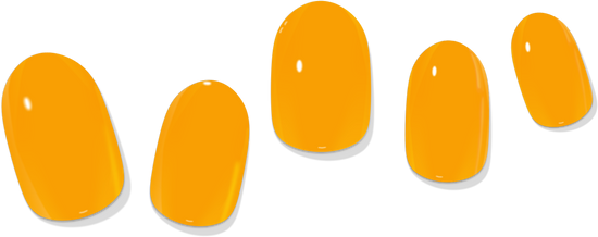 Lauren B. Beauty Apricot Solid Gel Nail Wrap