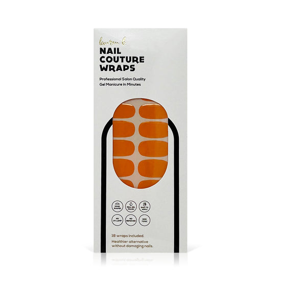 lauren b. beauty Apricot Solid Gel Nail Wrap