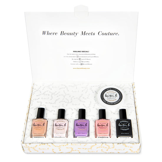 lauren b. beauty At Home Nail Collection Set