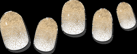 Lauren B. Beauty Gold Dusted Gel Nail Wrap