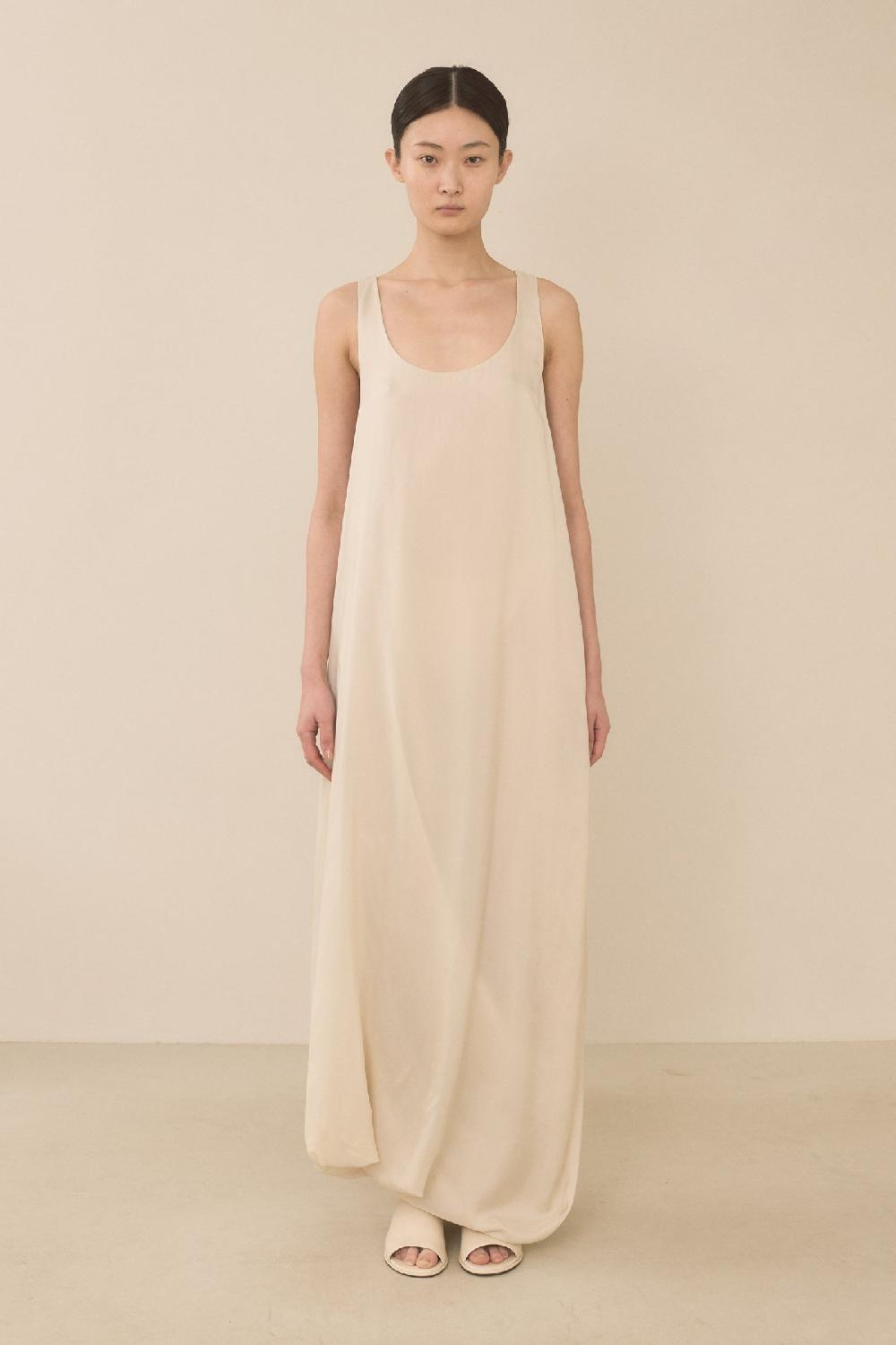 lauren manoogian BALLOON DRESS IVORY
