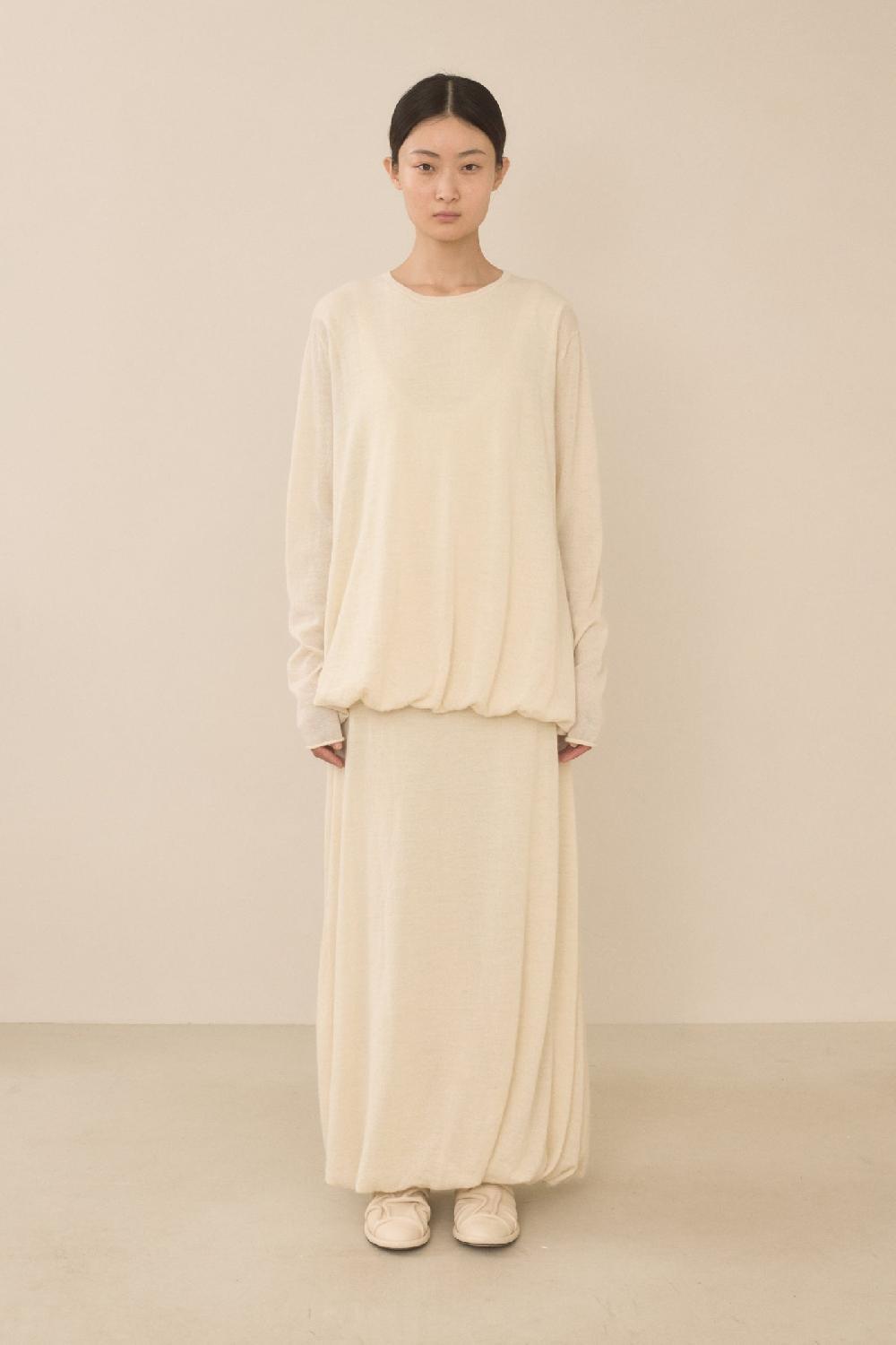 Lauren Manoogian BALLOON SKIRT IVORY