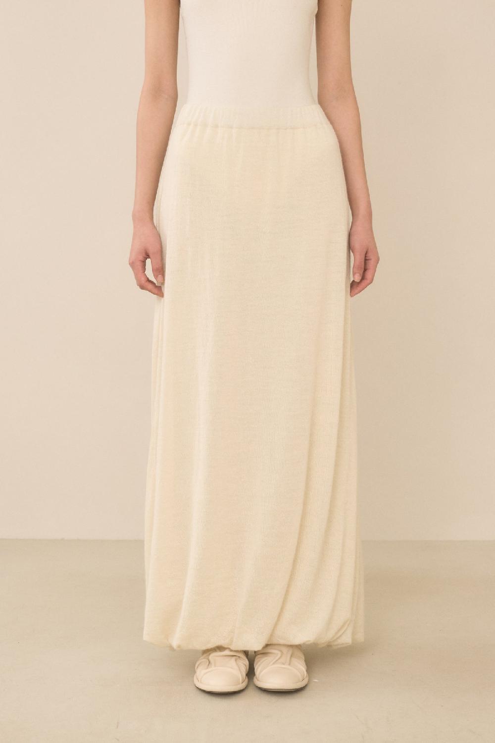 Lauren Manoogian BALLOON SKIRT IVORY