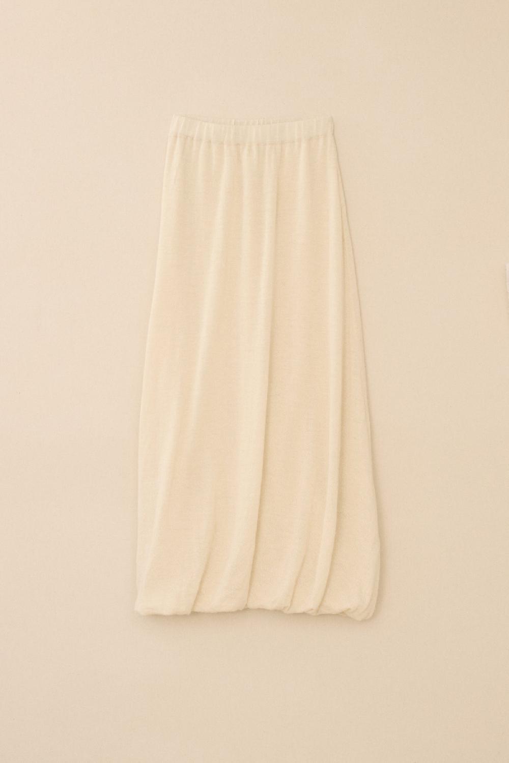 lauren manoogian BALLOON SKIRT IVORY
