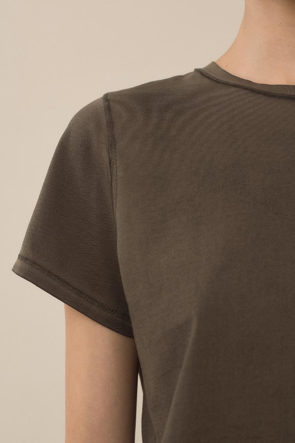 Lauren Manoogian BIAS BABY TEE PAINTED BARNWOOD