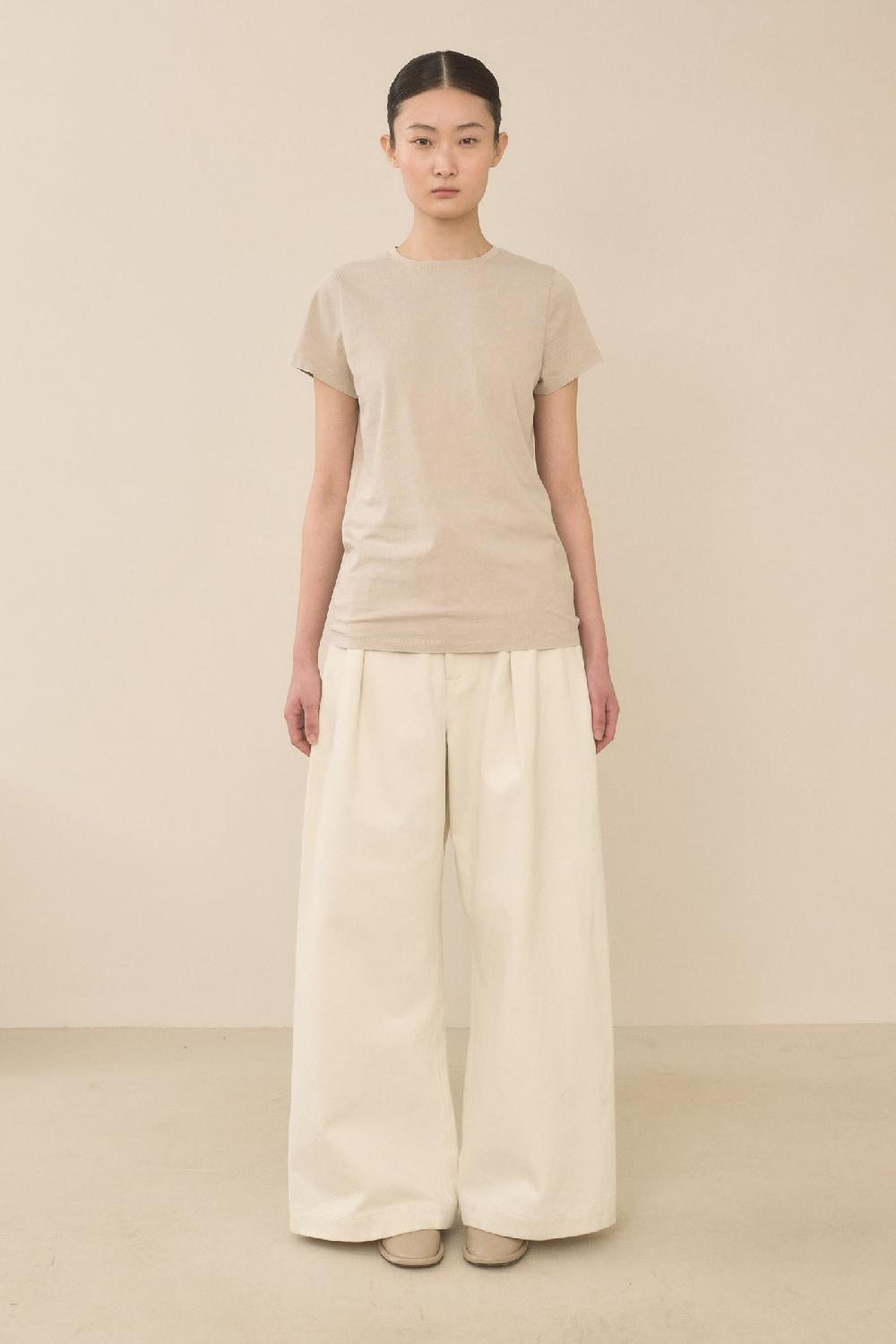 Lauren Manoogian BIAS BABY TEE SANDSTONE