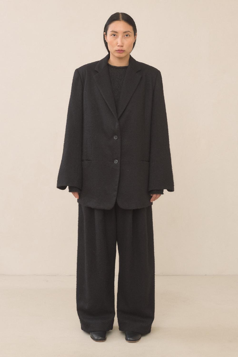 Lauren Manoogian BRUSHED BLAZER BLACK