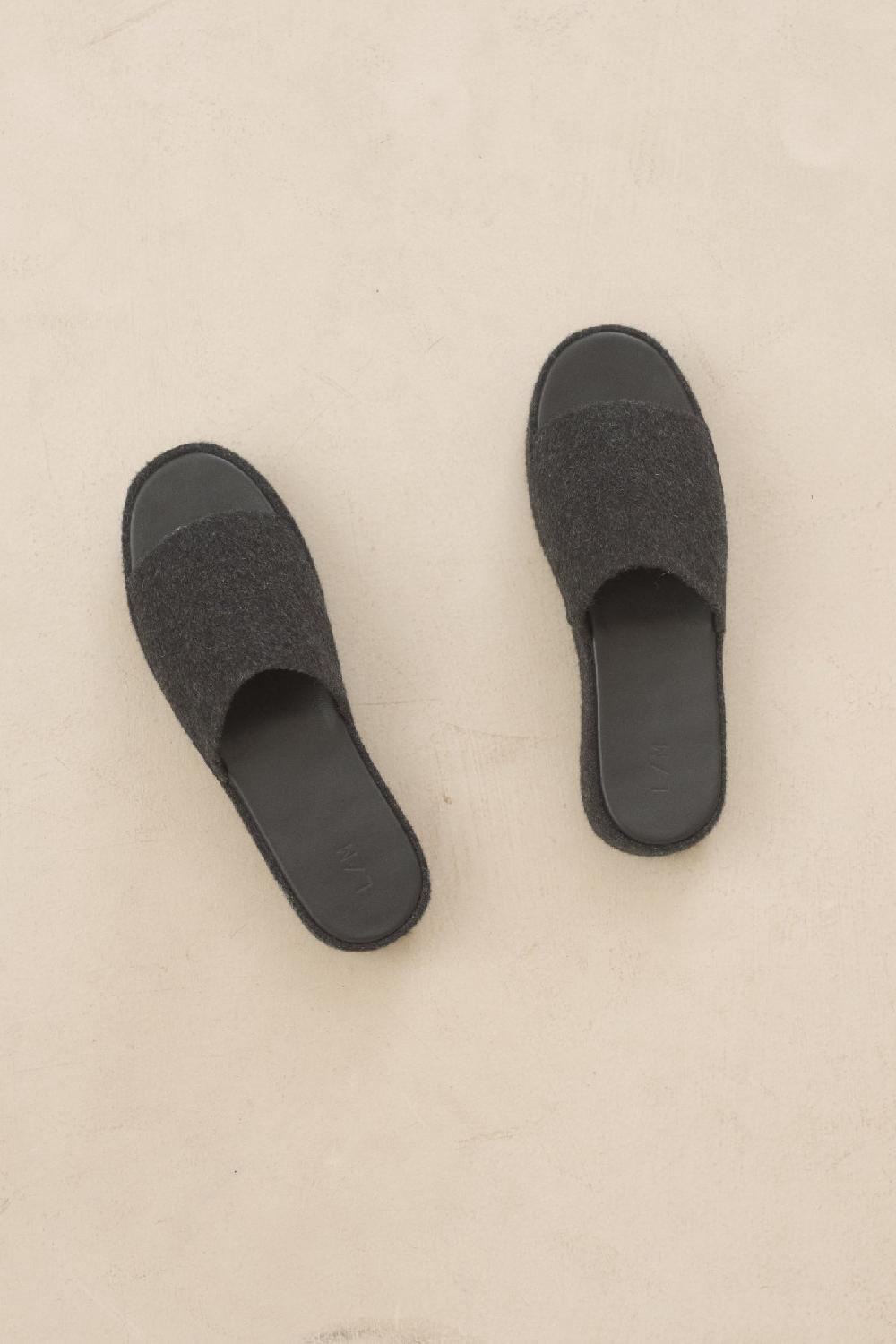 Lauren Manoogian BRUSHED PLATFORM BLACK MELANGE