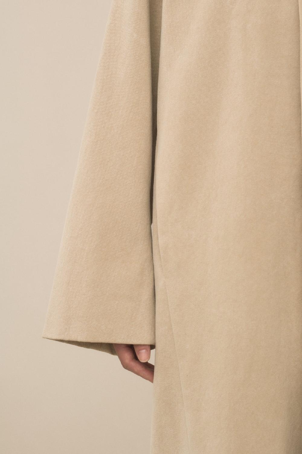 Lauren Manoogian CANVAS CAR COAT WASHED ANTIQUE