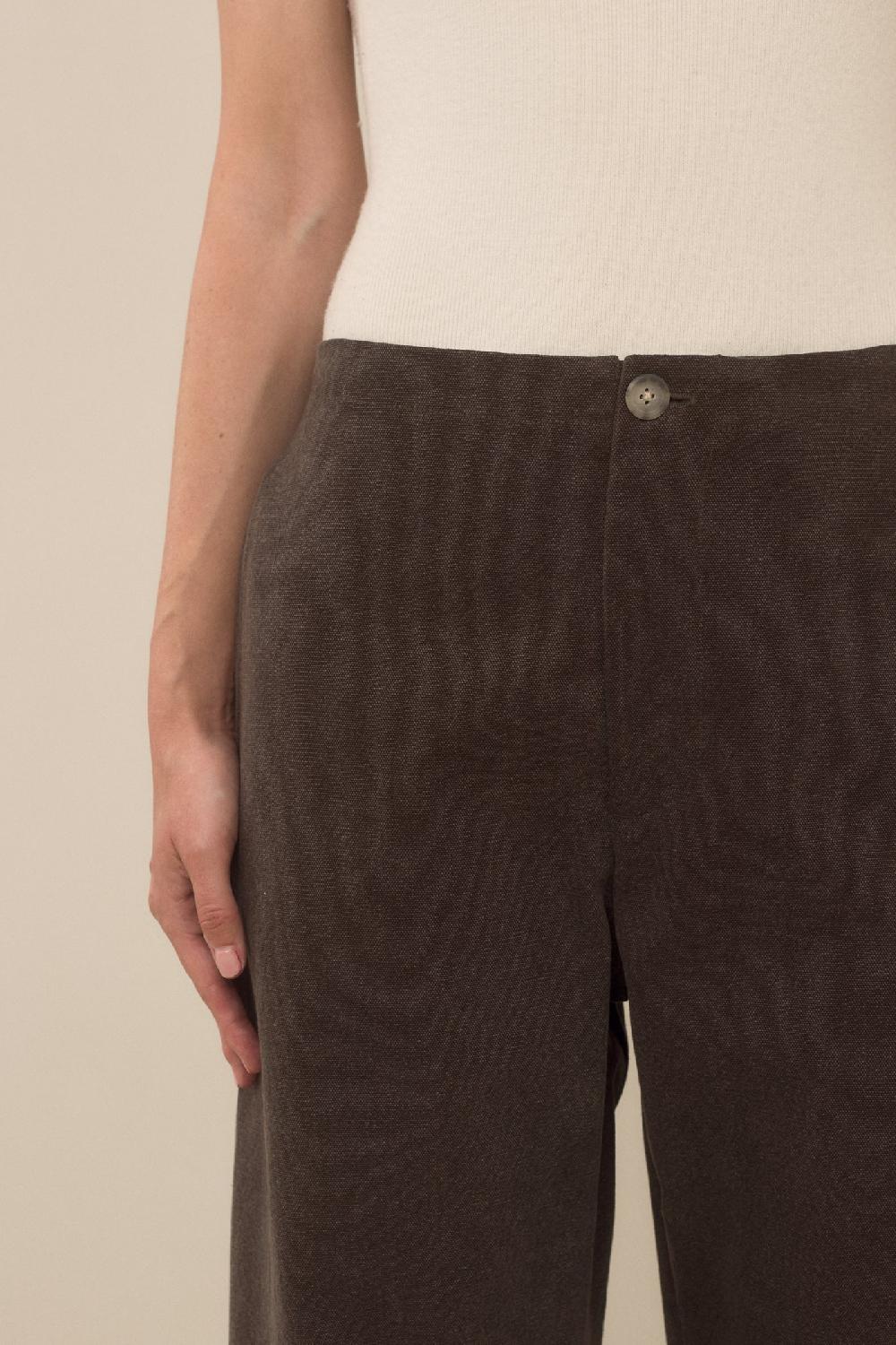 Lauren Manoogian CANVAS GALLERY PANTS WASHED SOIL