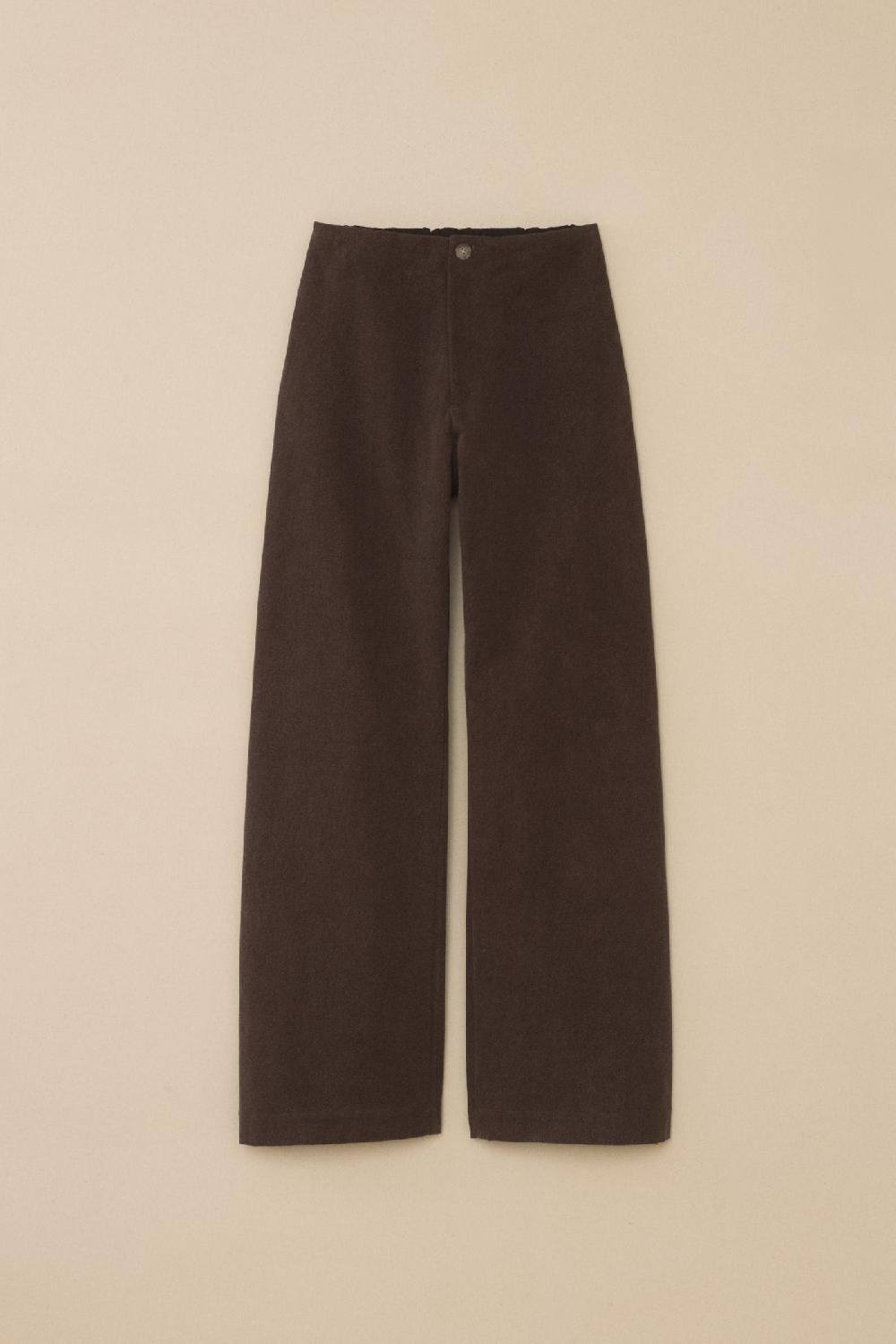 lauren manoogian CANVAS GALLERY PANTS WASHED SOIL
