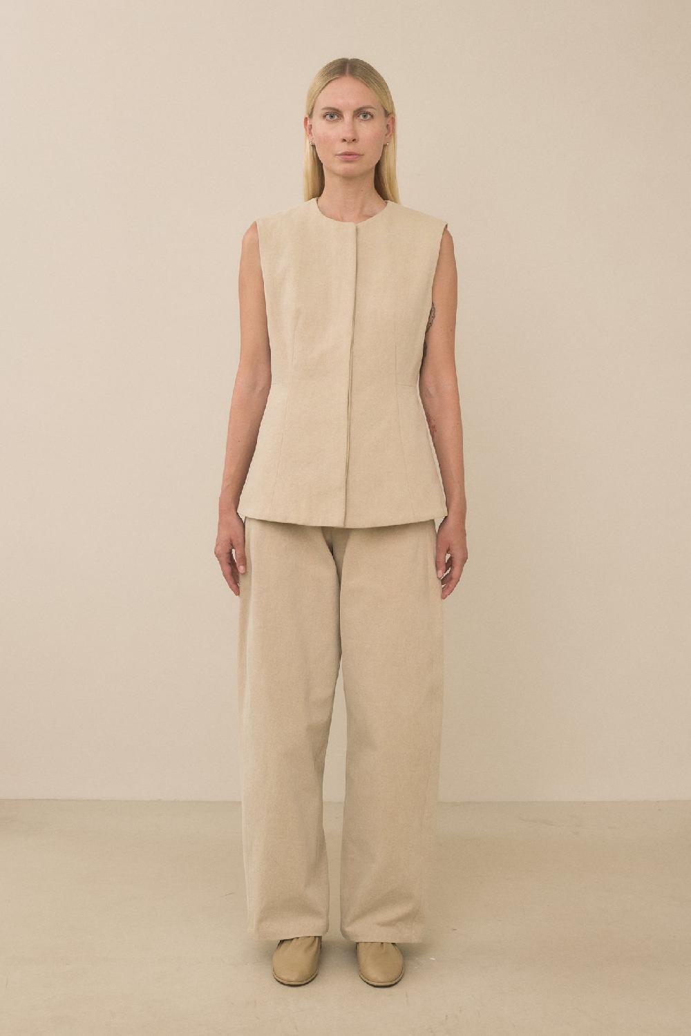 Lauren Manoogian CANVAS PANTS WASHED ANTIQUE