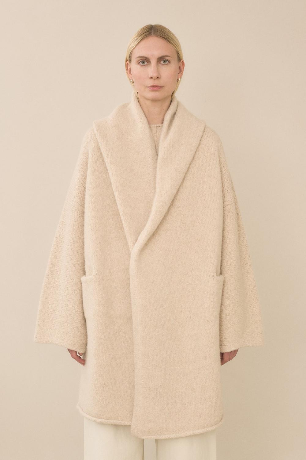lauren manoogian CAPOTE COAT ALABASTER