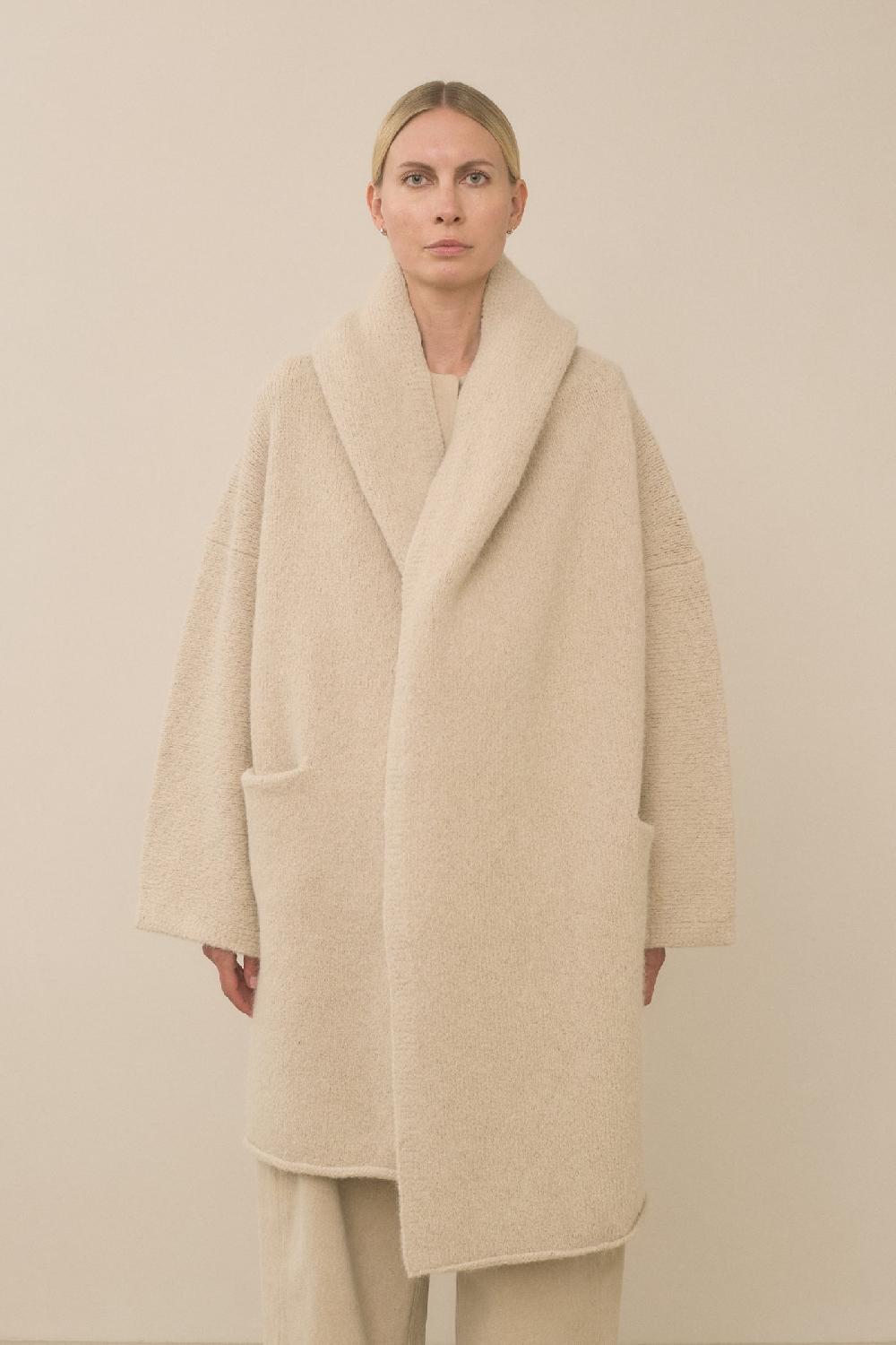 lauren manoogian CAPOTE COAT ANTIQUE MELANGE