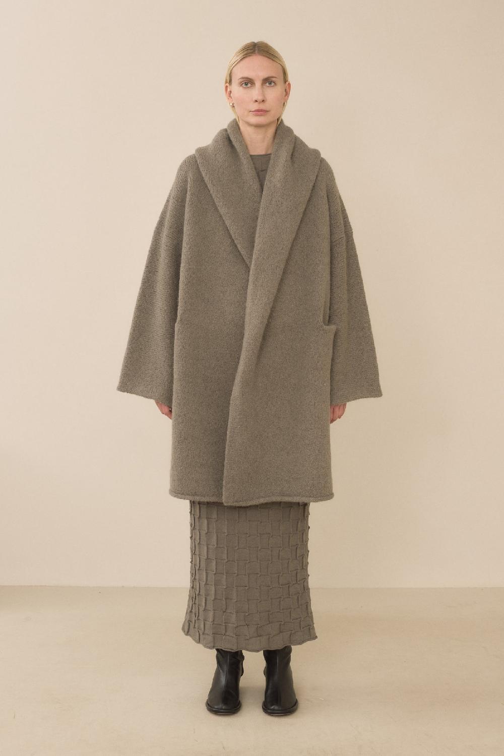 Lauren Manoogian CAPOTE COAT CONCRETE