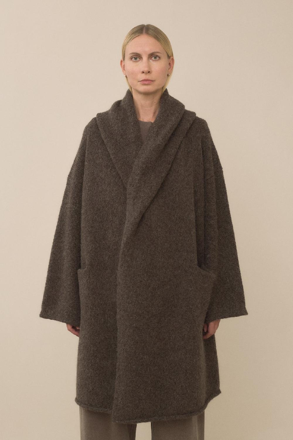 lauren manoogian CAPOTE COAT PATINA