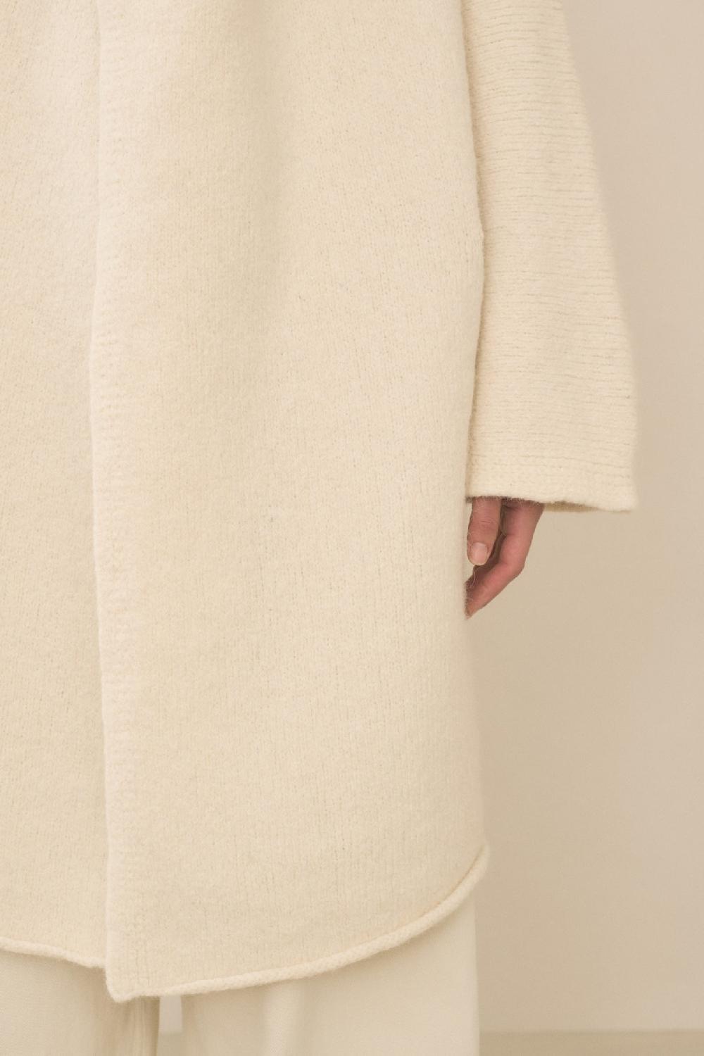 Lauren Manoogian CAPOTE COAT RAW WHITE
