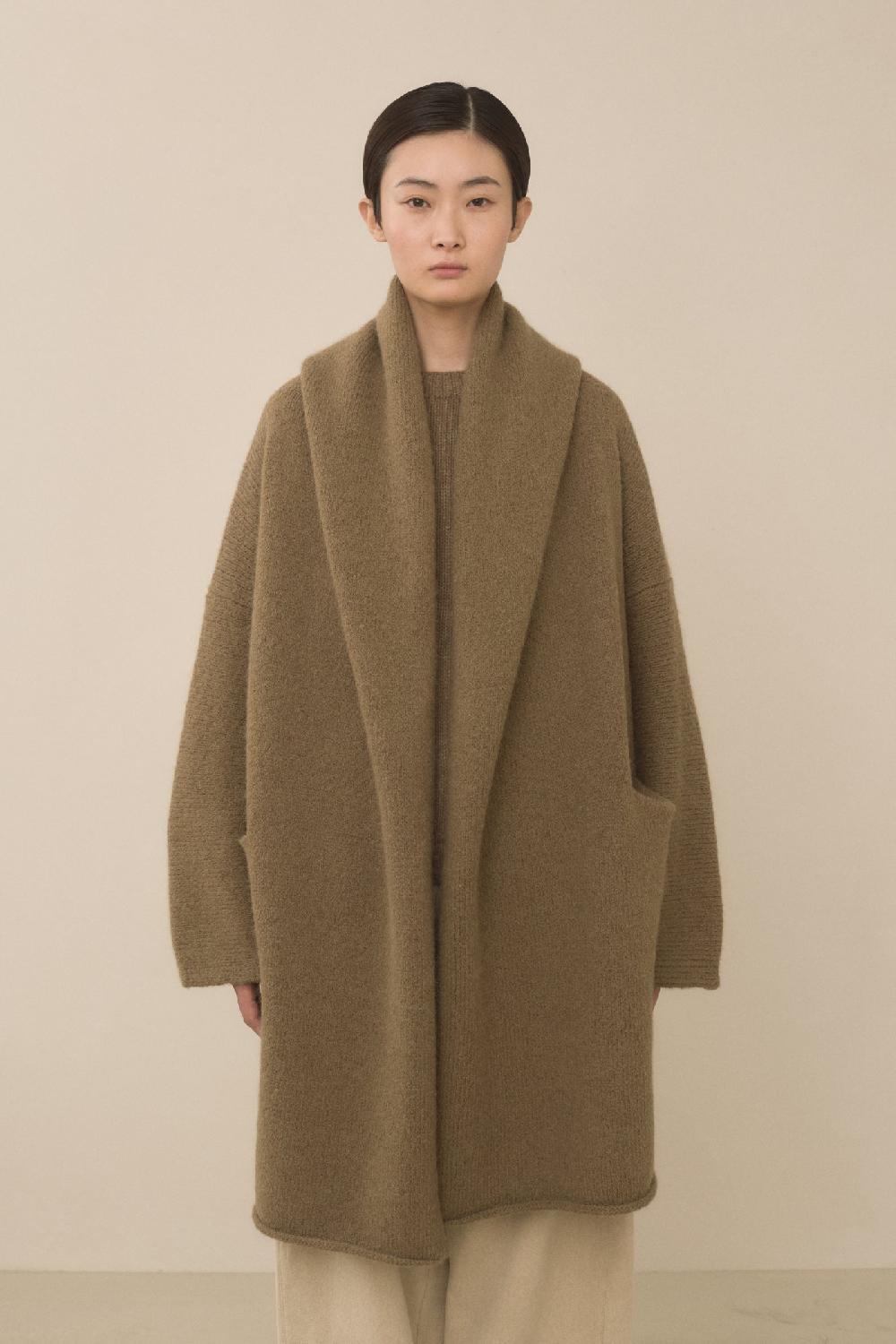 lauren manoogian CAPOTE COAT TOBACCO