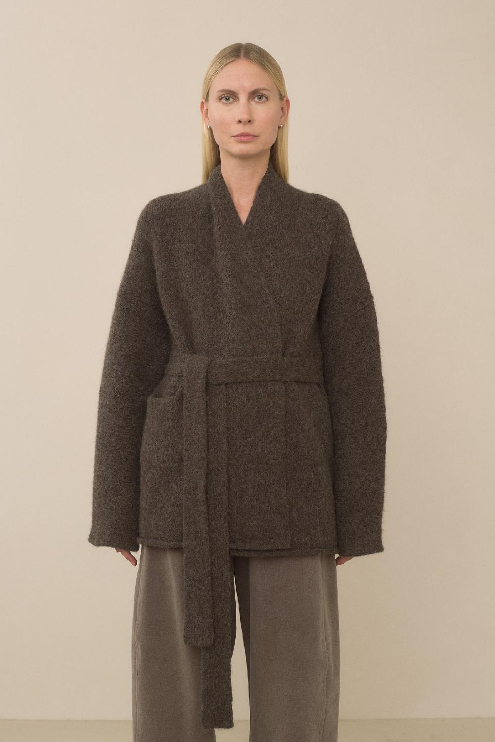 lauren manoogian COTO CARDIGAN PATINA