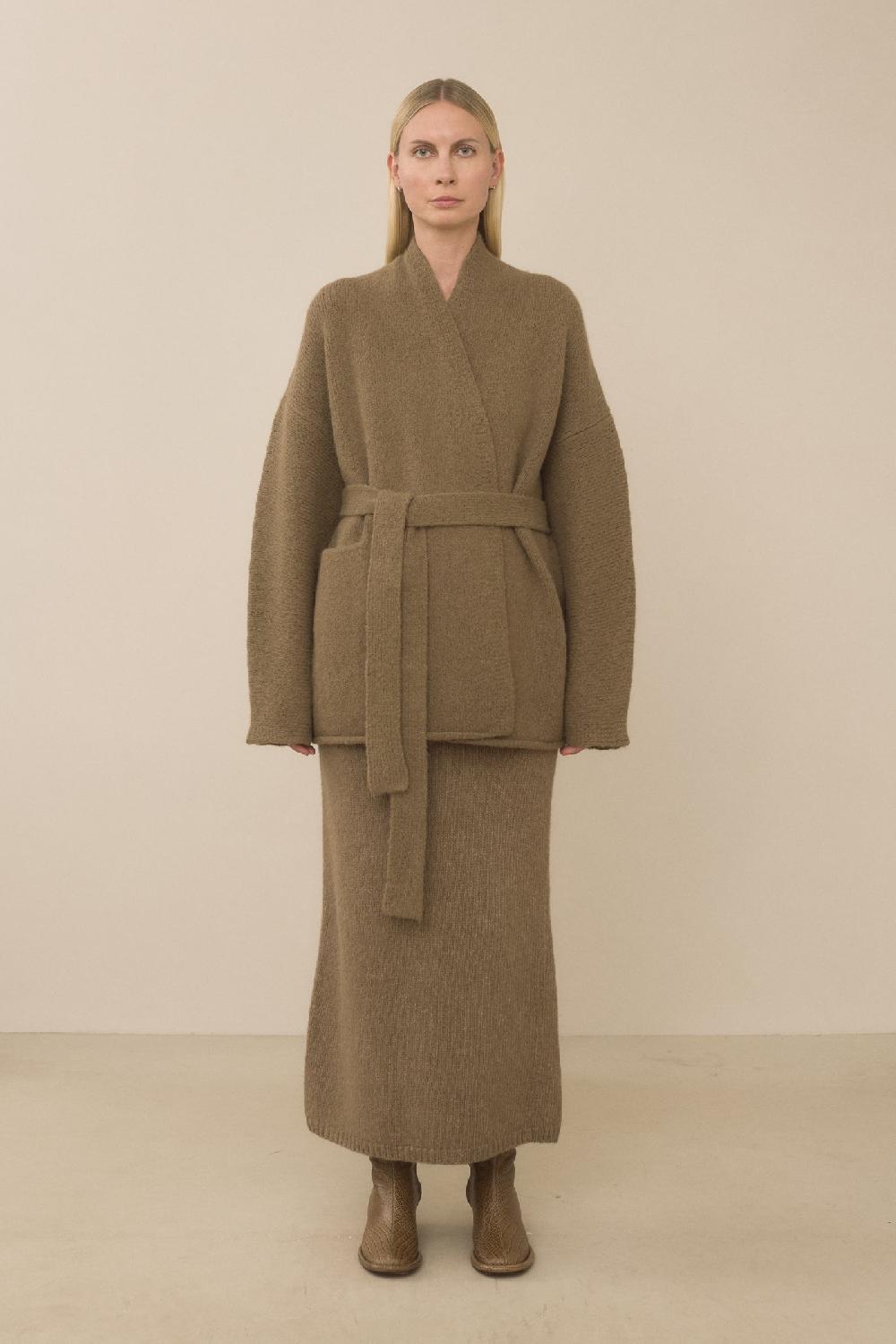 Lauren Manoogian COTO CARDIGAN TOBACCO