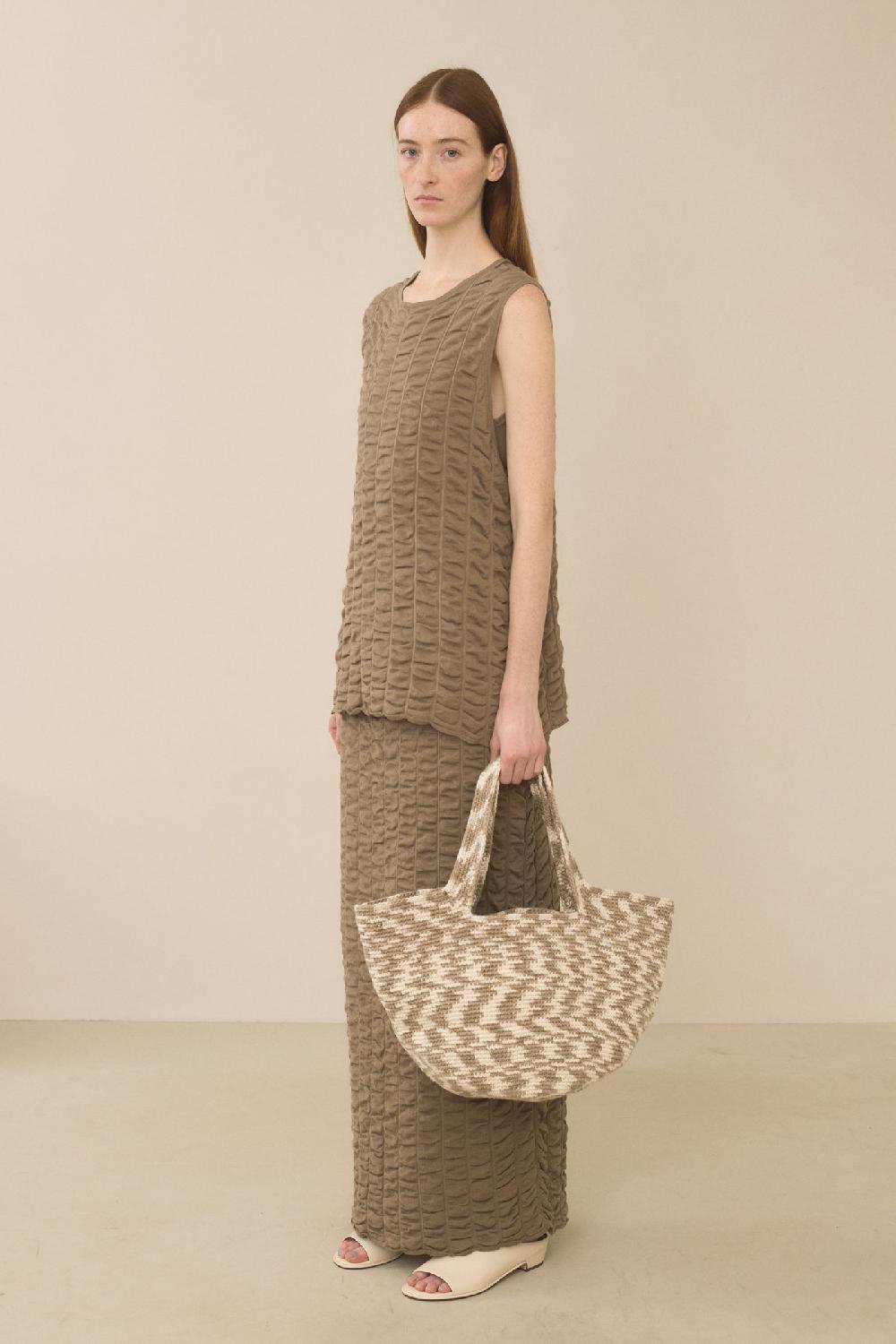 Lauren Manoogian CROCHET BOWL TOTE EARTH SPACE