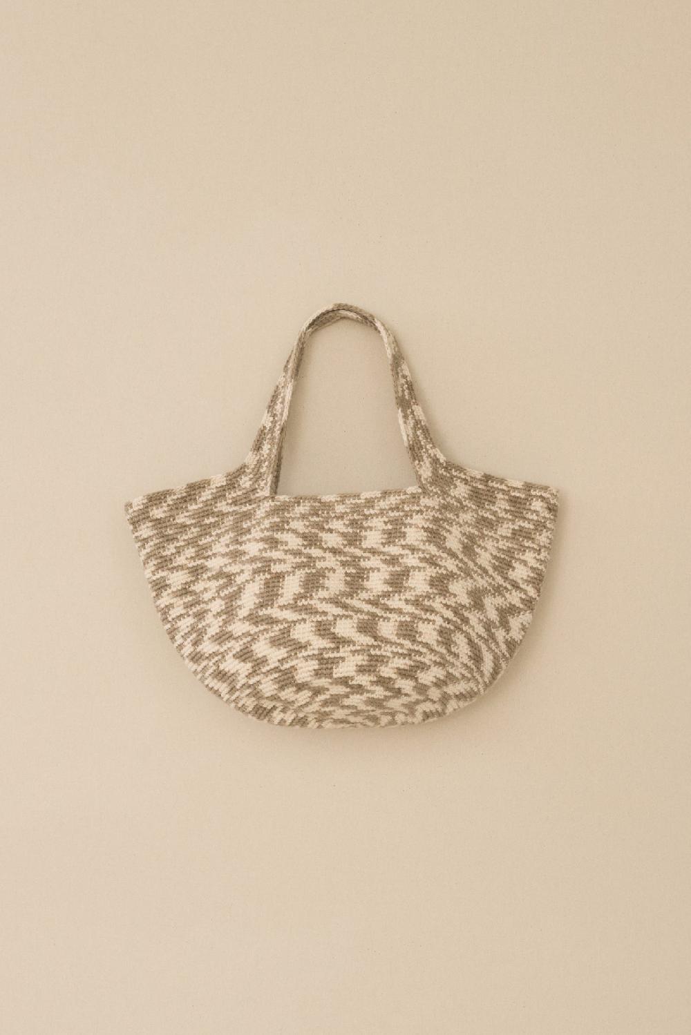 lauren manoogian CROCHET BOWL TOTE EARTH SPACE