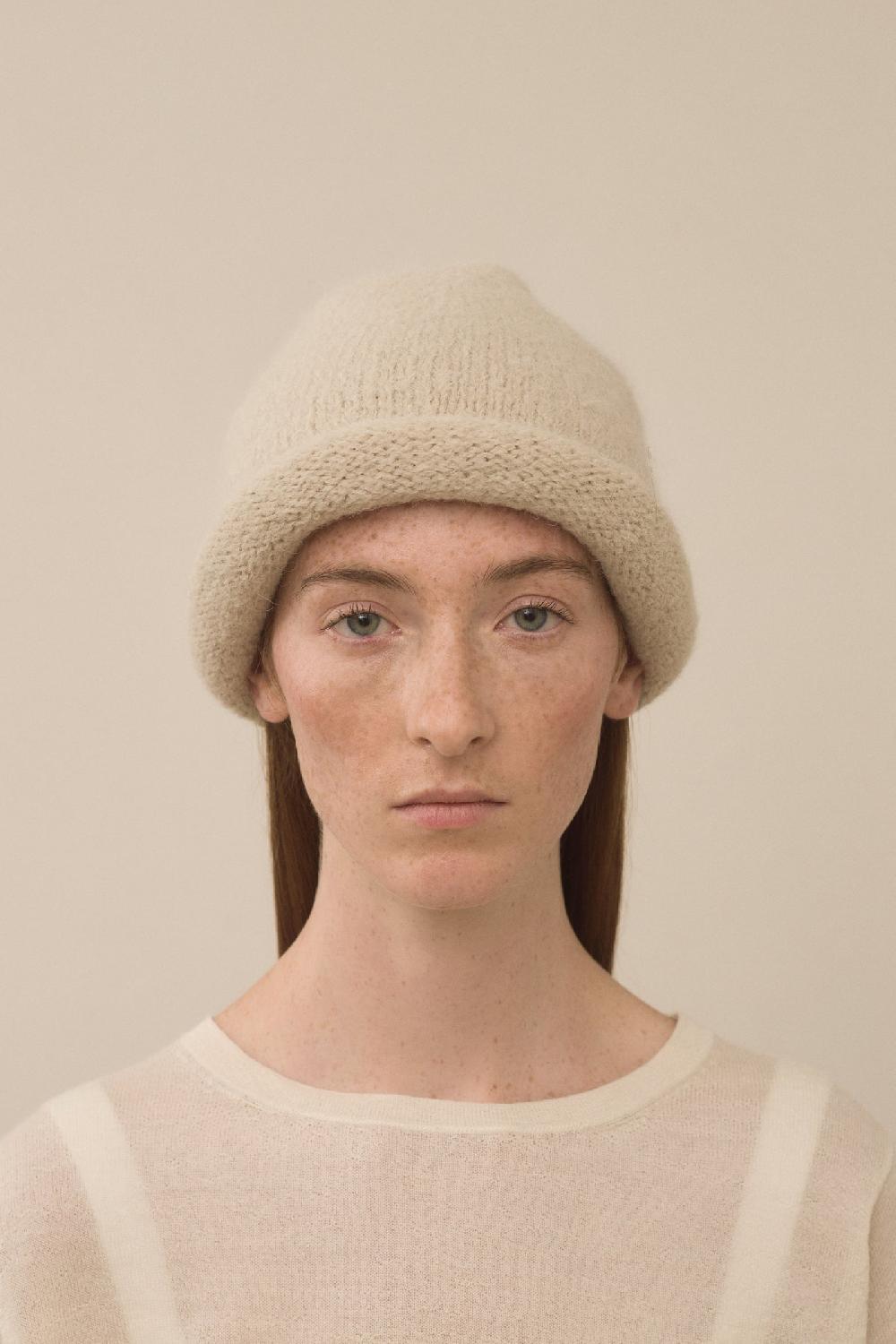 lauren manoogian CROWN BEANIE ANTIQUE MELANGE
