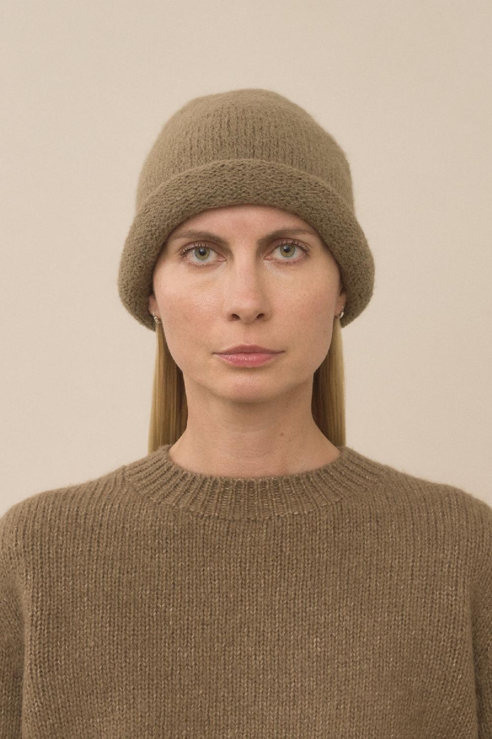 Lauren Manoogian CROWN BEANIE TOBACCO