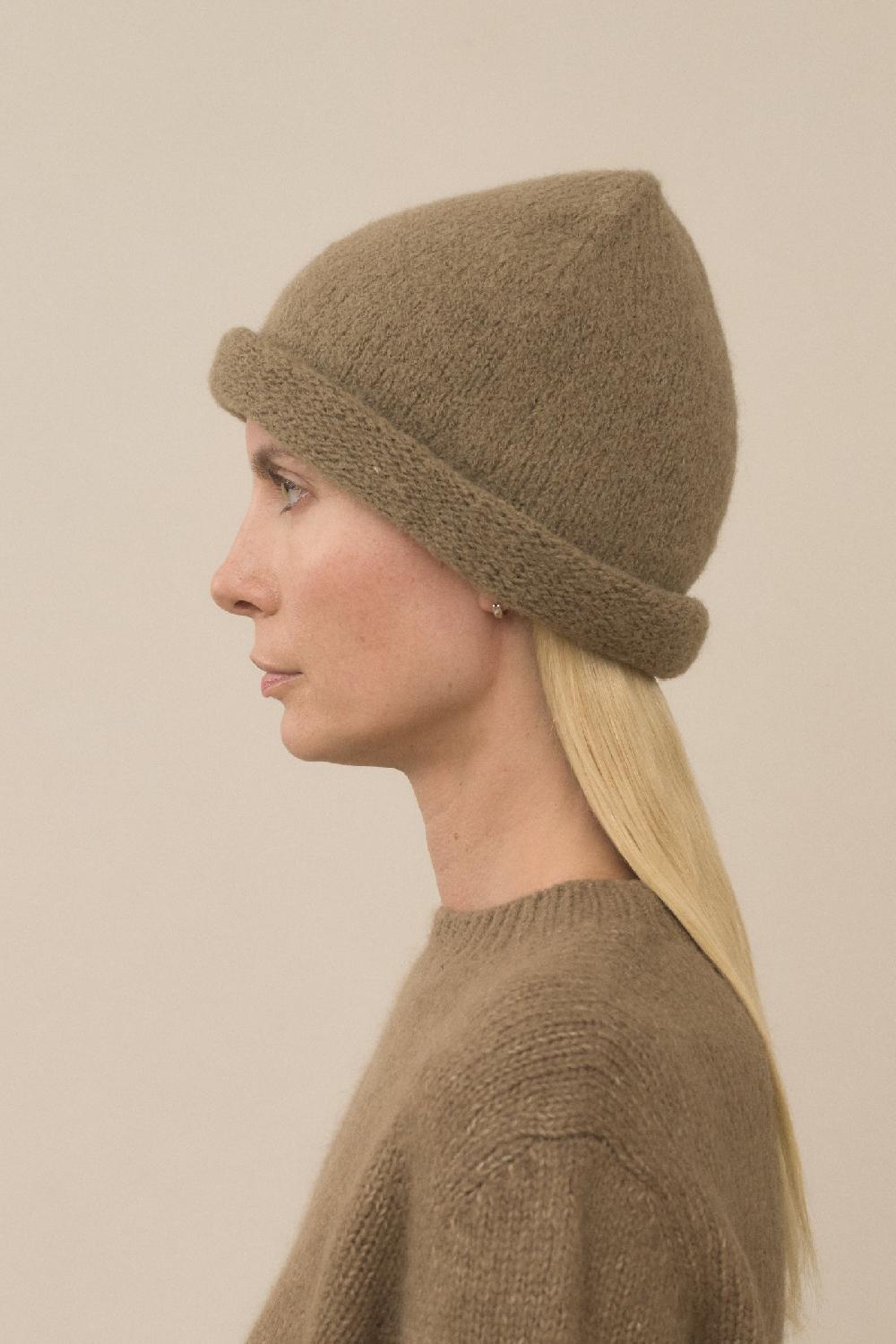 Lauren Manoogian CROWN BEANIE TOBACCO