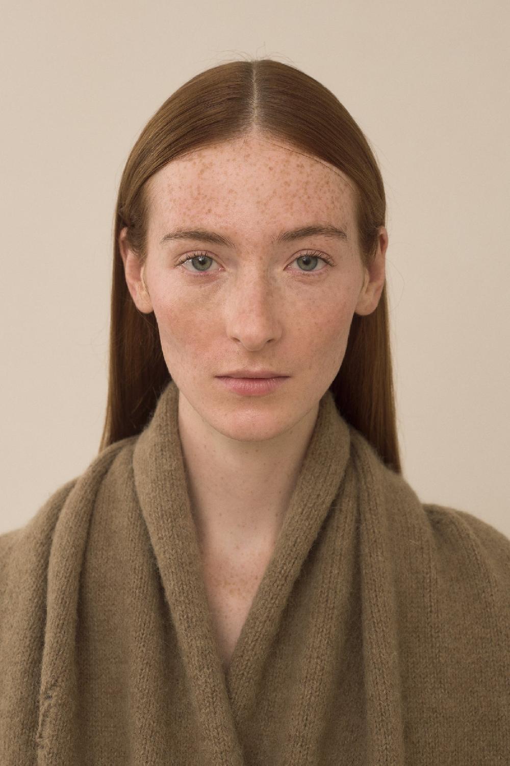 Lauren Manoogian DISTRESSED SCARF TOBACCO