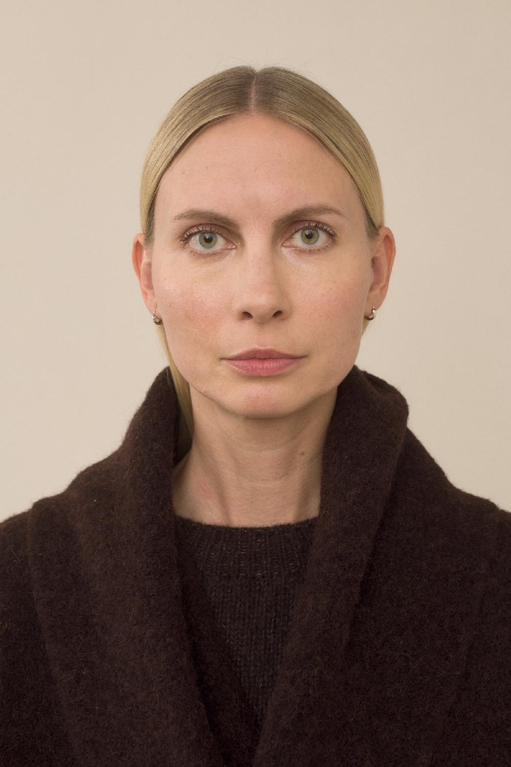 Lauren Manoogian DOUBLE FACE COAT MERLOT