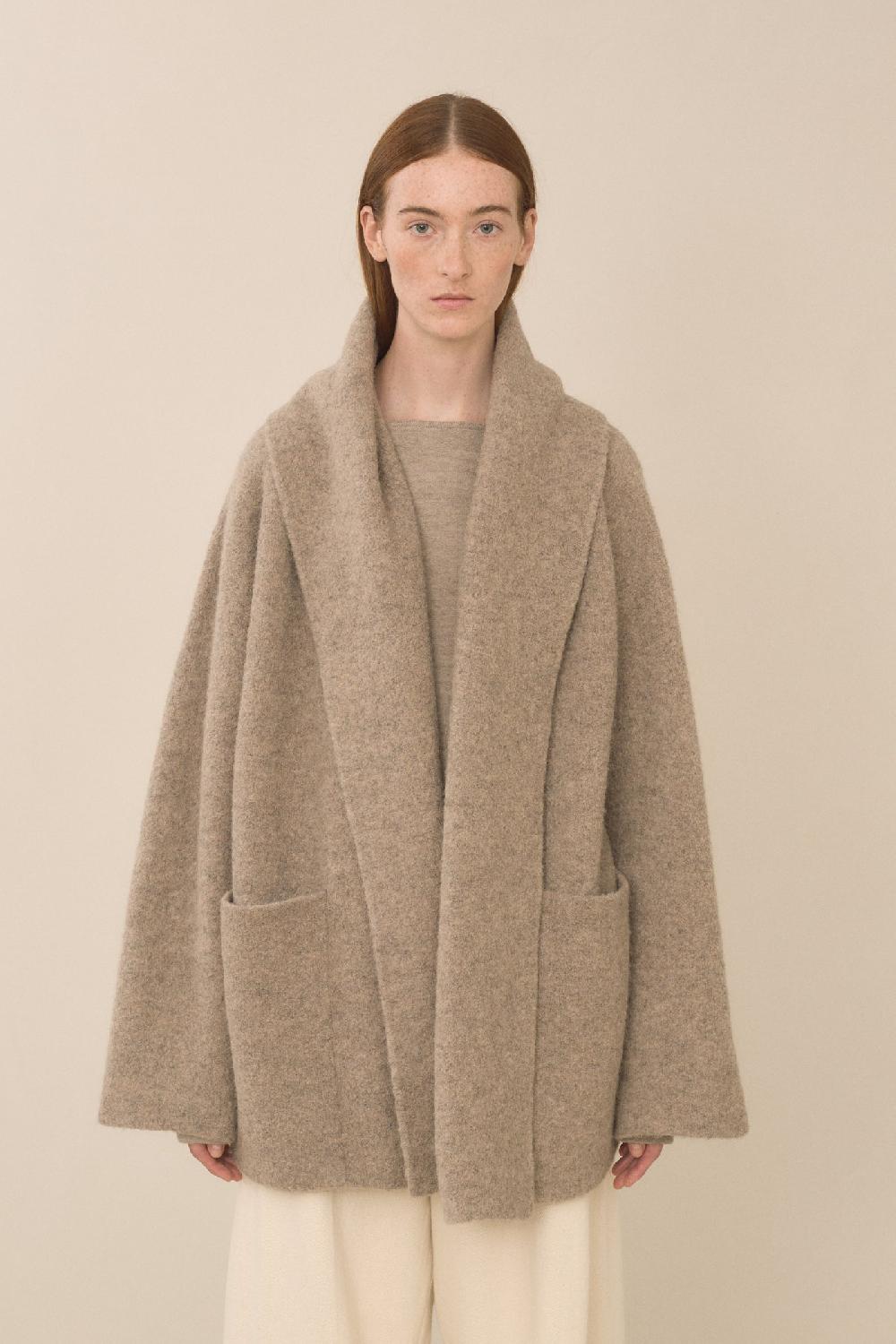 lauren manoogian DOUBLE FACE COAT MOTH