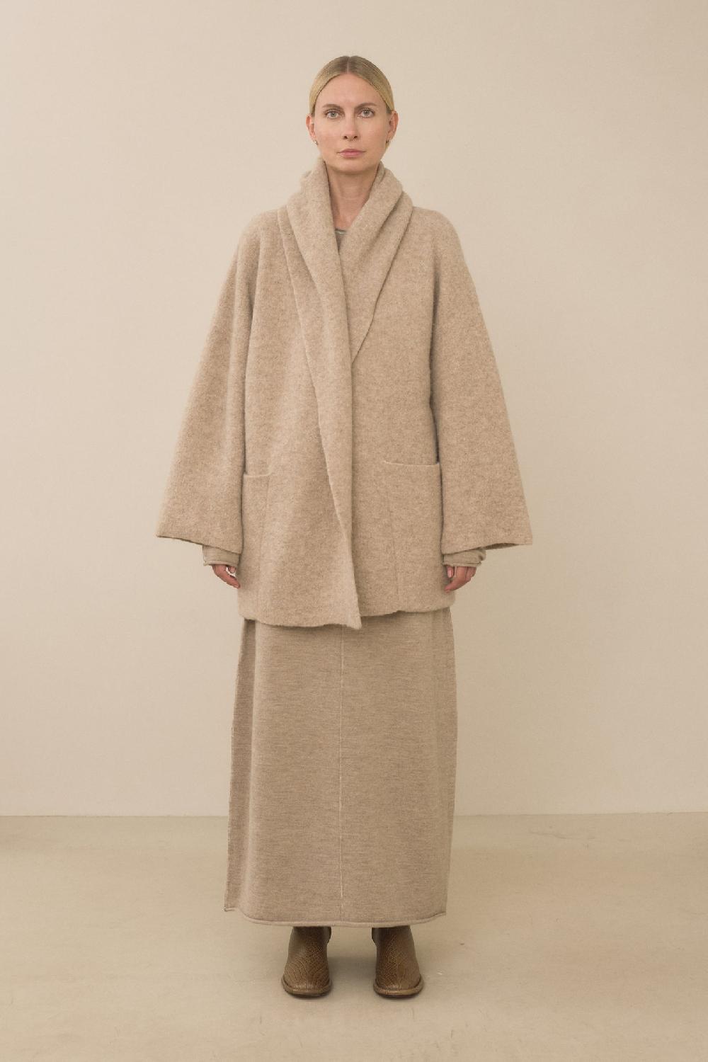 Lauren Manoogian DOUBLE FACE COAT OAK