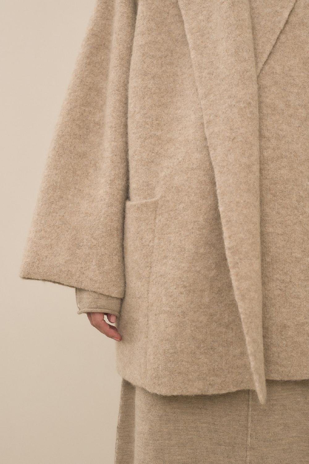 Lauren Manoogian DOUBLE FACE COAT OAK