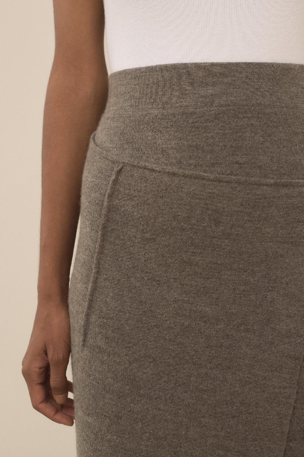 Lauren Manoogian DOUBLE KNIT BLANKET SKIRT CINDER