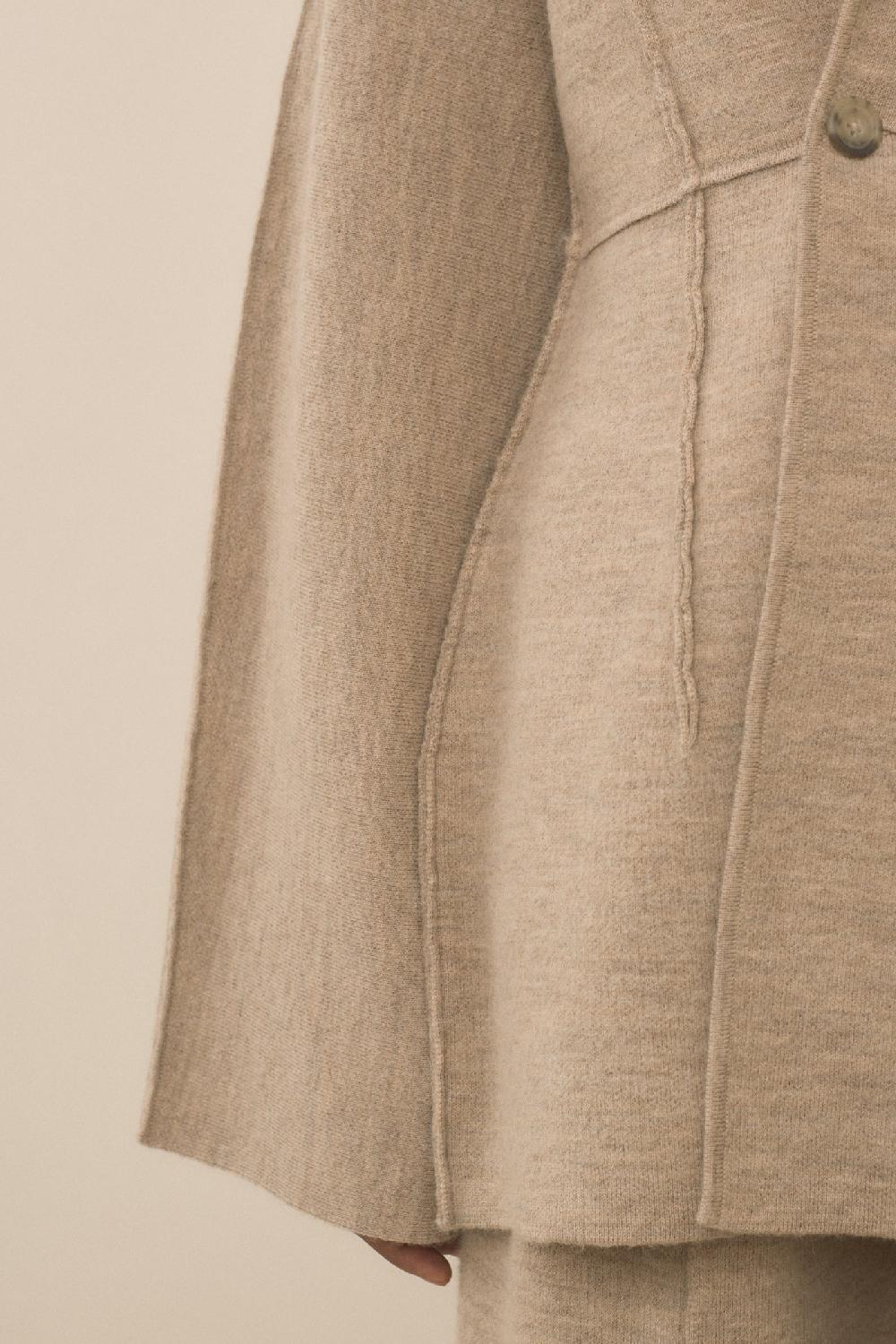 Lauren Manoogian DOUBLE KNIT BLAZER OAK